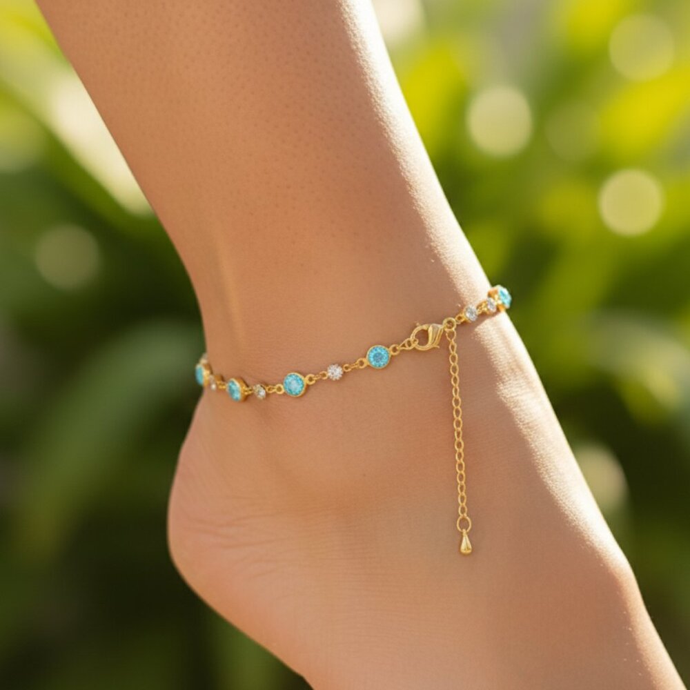 "Dainty Anklet for Women – Elegant Everyday Jewelry & Perfect Gift | MLCRC1259